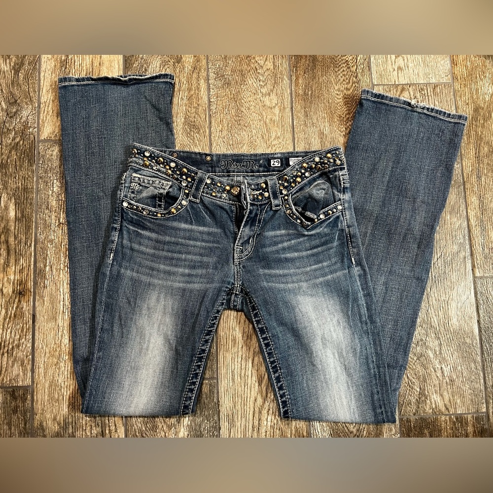 Miss Me Women's Bootcut Embellished Jeans Jpw4288-7  size 29